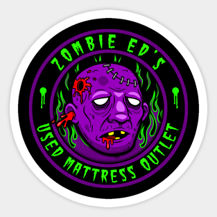 ZOMBIE ED'S - USED MATTRESS OUTLET Sticker